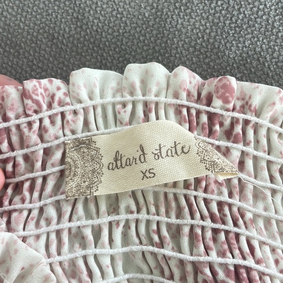 Altar’d State Pink and White XS Skirt - Picture 2 of 2